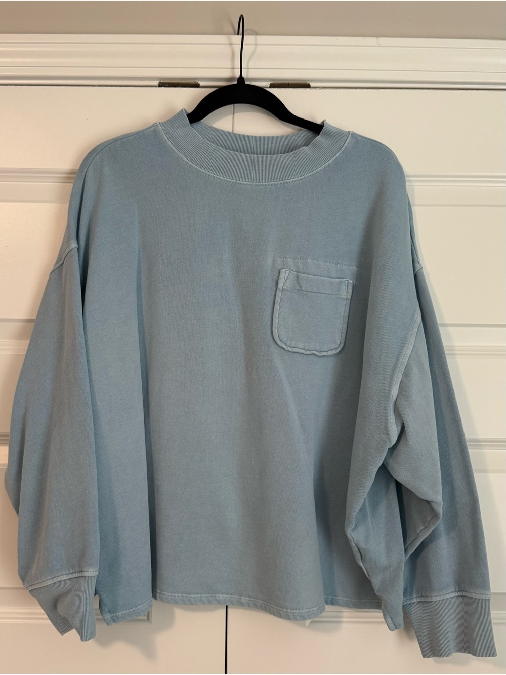 Old Navy Cropped Mock Neck Light Sweatshirt